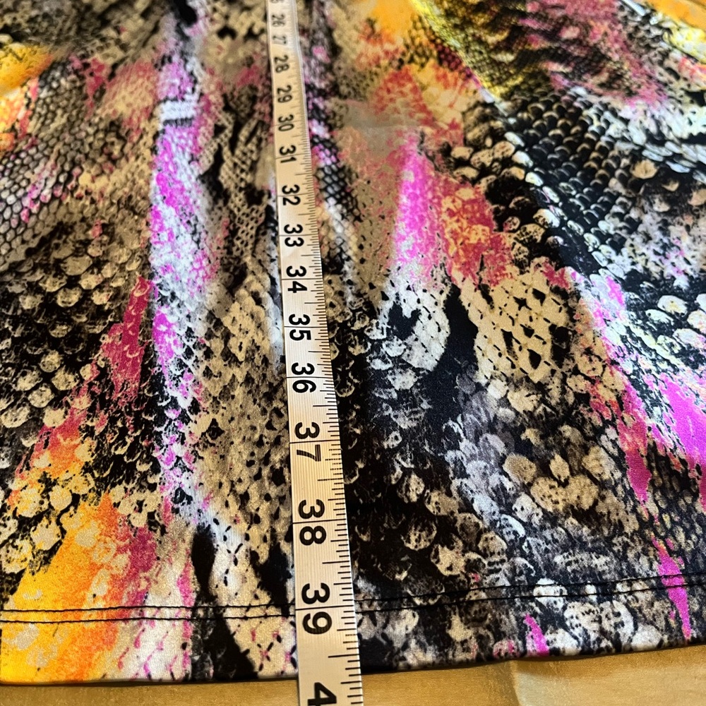 Jamie Sadock Pink and Yellow Snakeskin Maxi for Golf/Pickleball/ Tennis dress - Picture 10 of 10